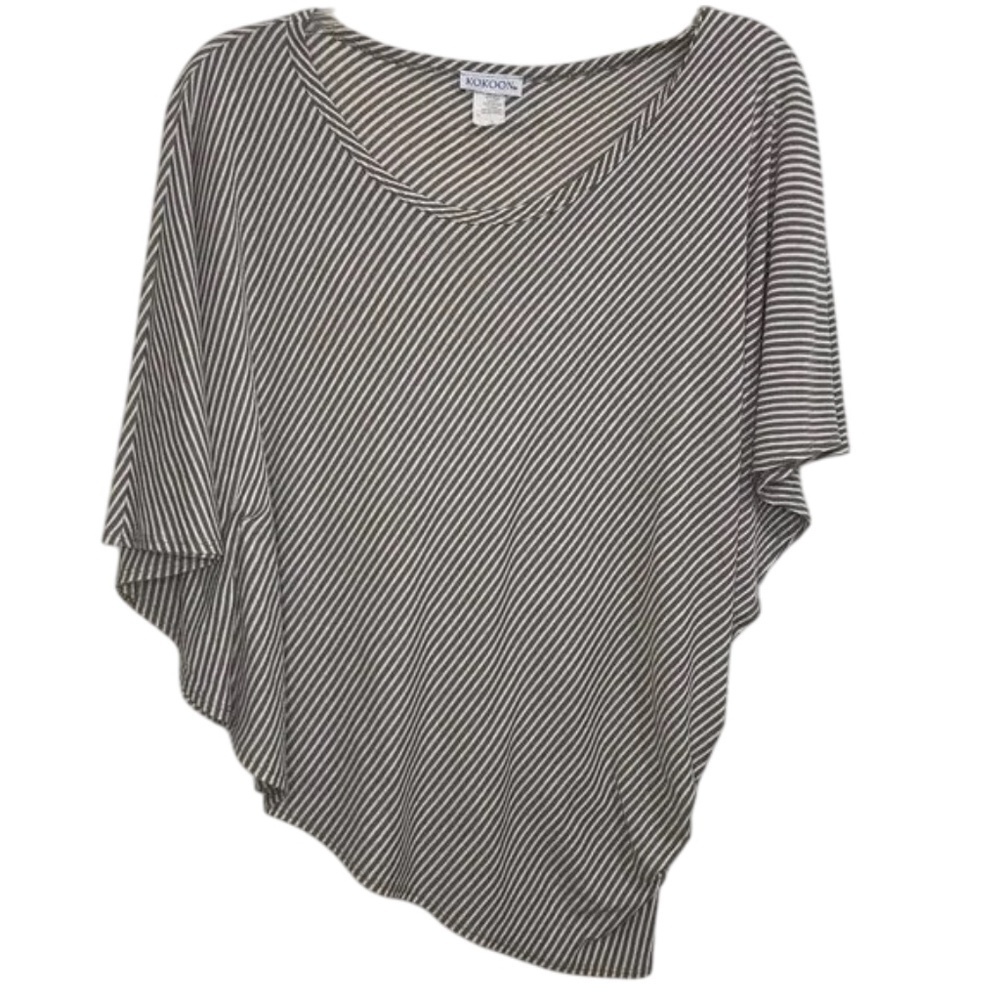 KOKOON Poly Blend Asymmetrical Summer Top Sz L